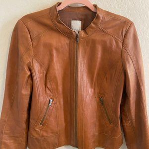 Halogen Leather Moto Jacket